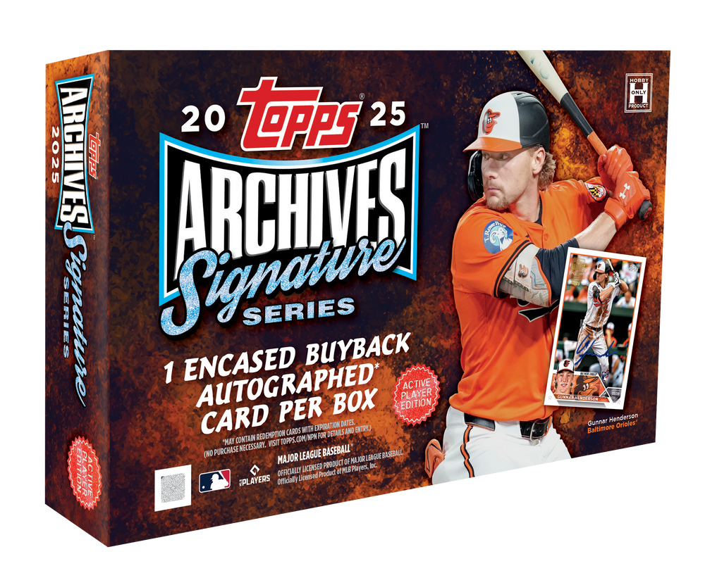 2025 Topps Archives Signature Series Baseball - Active Player Edition Hobby Box