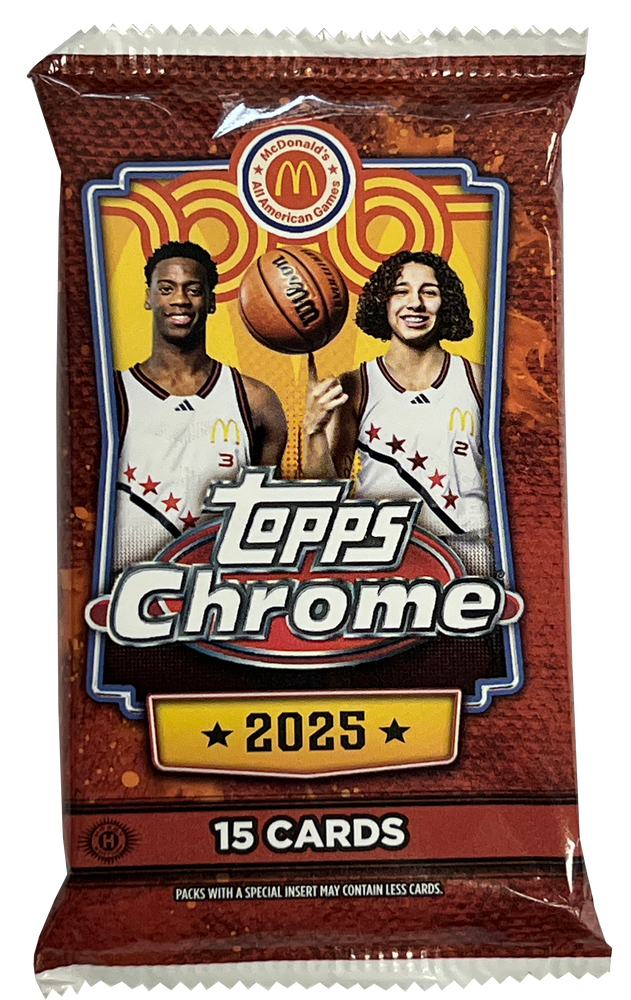 2025 Topps Chrome McDonald's All American Basketball Hobby Pack