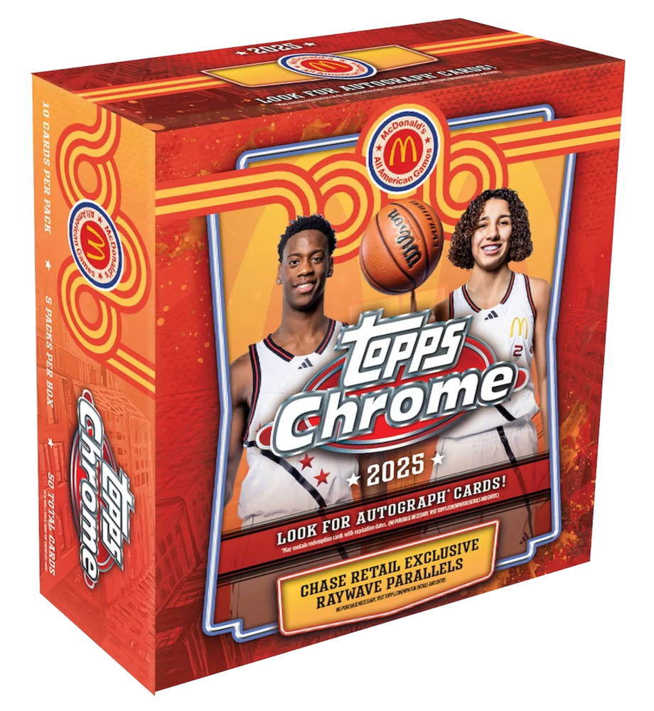 2025 Topps Chrome McDonald's All American Basketball Mega Box