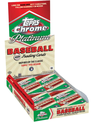 2025 Topps Chrome Platinum Baseball Hobby Box