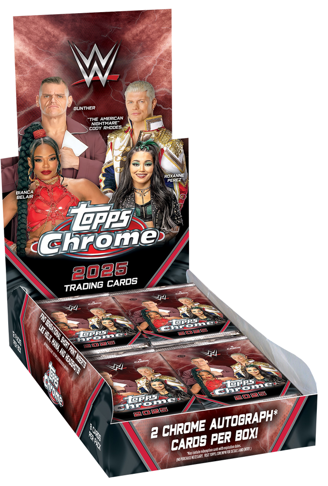 2025 Topps Chrome WWE Hobby Box