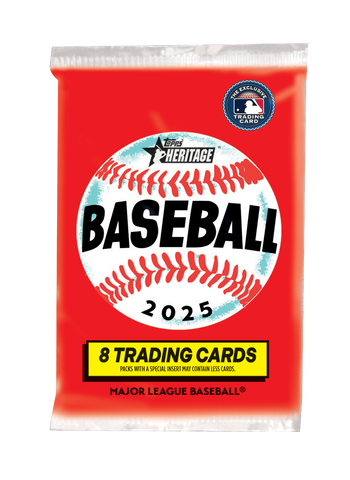 2025 Topps Heritage Baseball Blaster Pack
