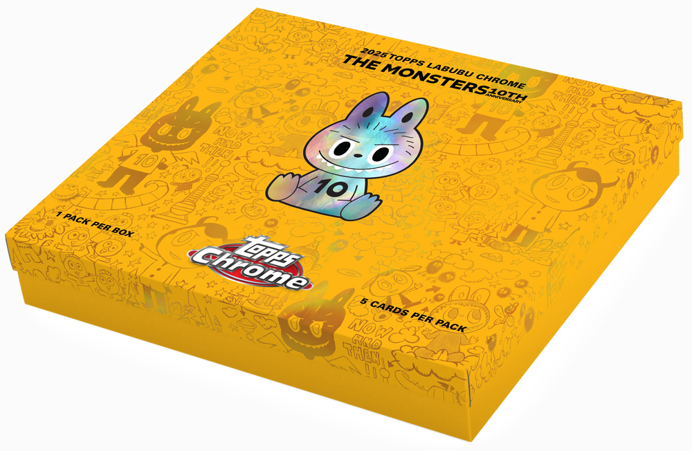 2025 Topps Labubu Chrome 10th Anniversary Hobby Box