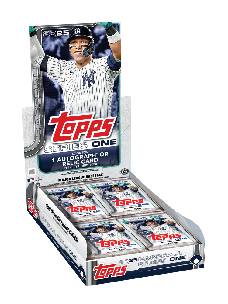 2025 Topps Series 1 Baseball Hobby Box - Preorder for 2/15/25 + Bonus Supplies