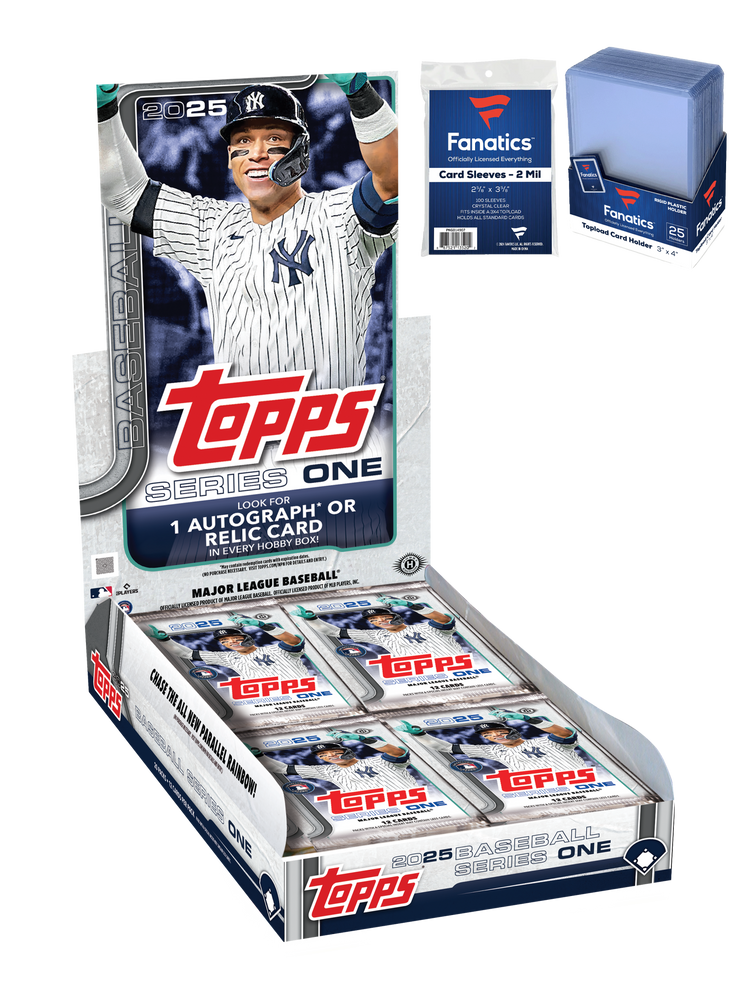 2025 Topps Series 1 Baseball Hobby Box - Preorder for 2/15/25 + Bonus Supplies