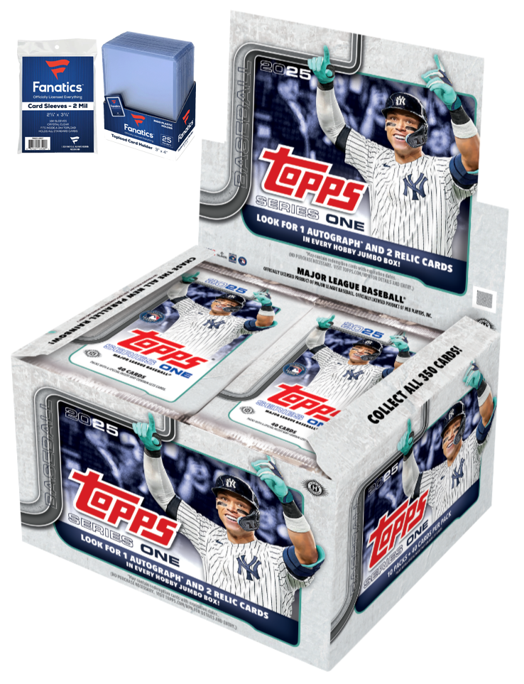 2025 Topps Series 1 Baseball Hobby Jumbo Box - Preorder for 2/15/25 + Bonus Supplies