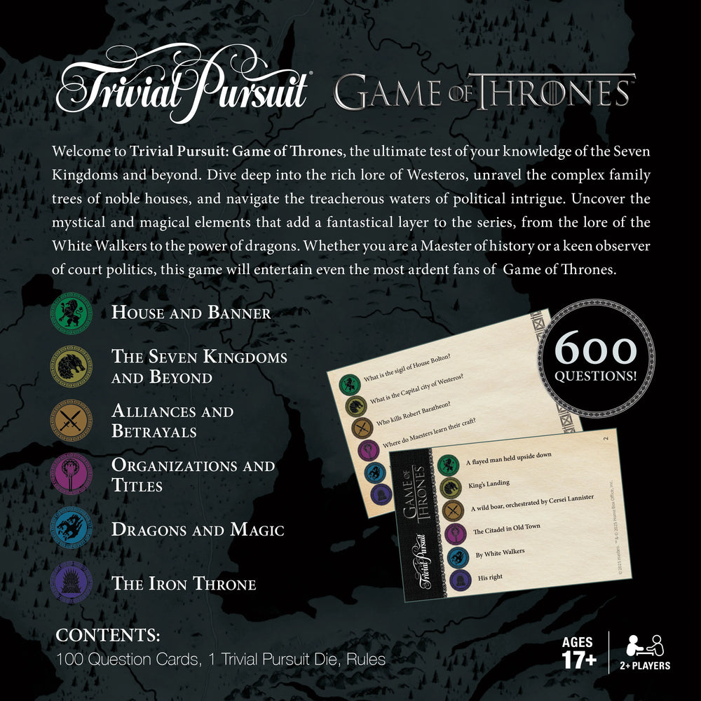 Trivial Pursuit: Game Of Thrones