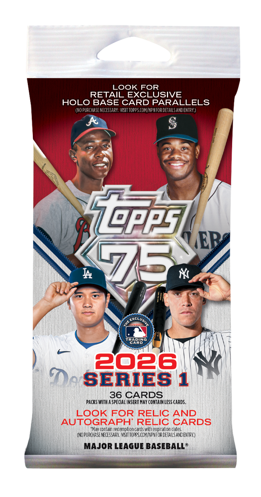 2026 Topps Series 1 Baseball Cello Fat Pack