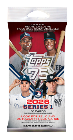 2026 Topps Series 1 Baseball Cello Fat Pack