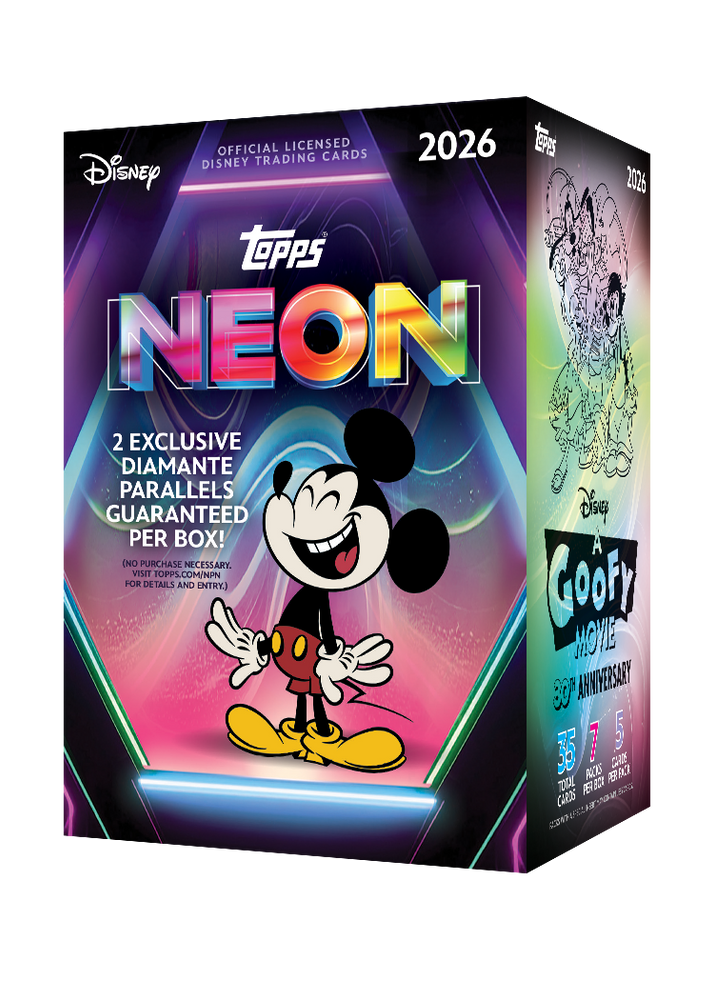 2026 Topps Neon Disney Blaster Box