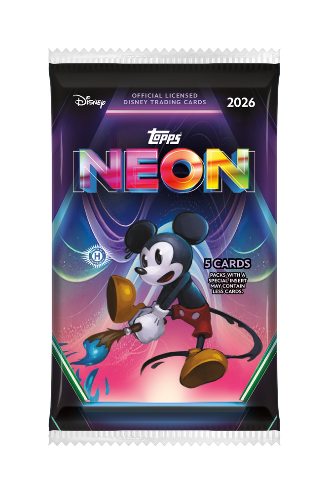 2026 Topps Neon Disney Hobby Pack