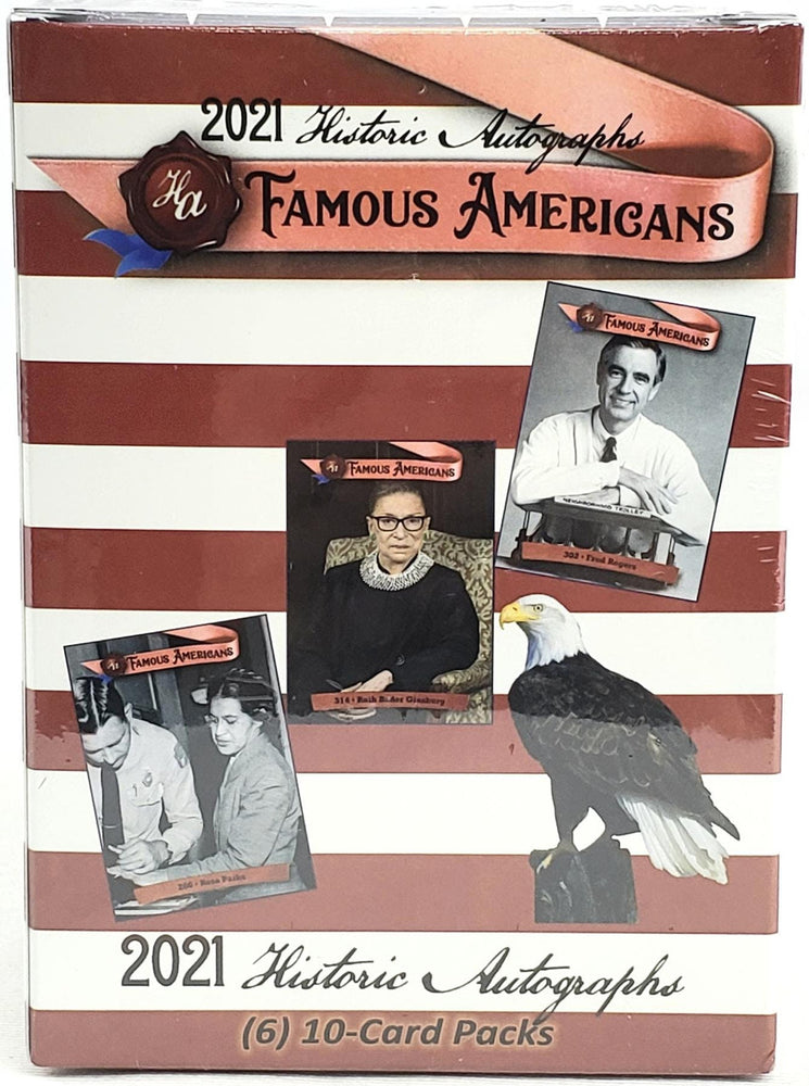 2021 Historic Autographs - Famous Americans Blaster Box