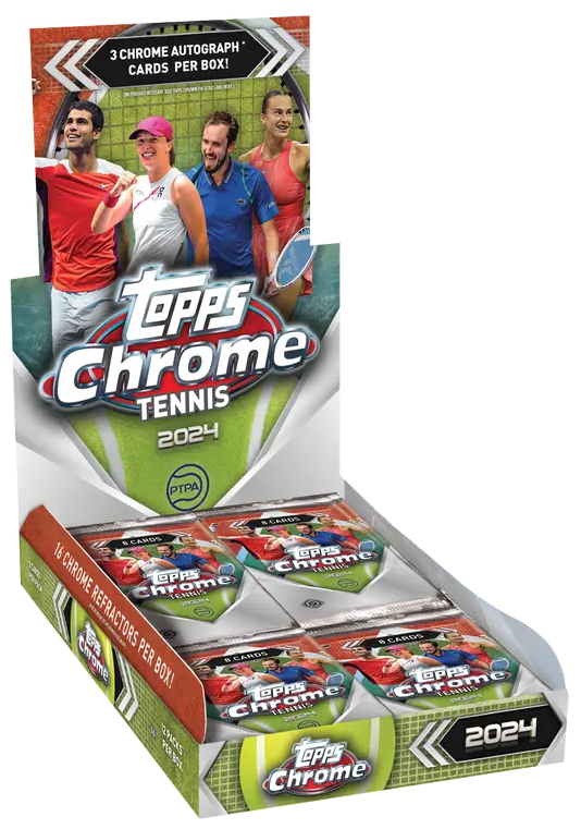 2024 Topps Chrome Tennis Hobby Box