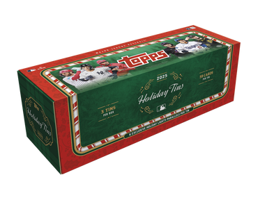 2025 Topps Baseball Hobby Holiday Tin Box