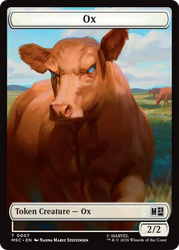 Ox (007) // Construct (014) Double-Sided Token [Marvel Super Heroes Commander Tokens]