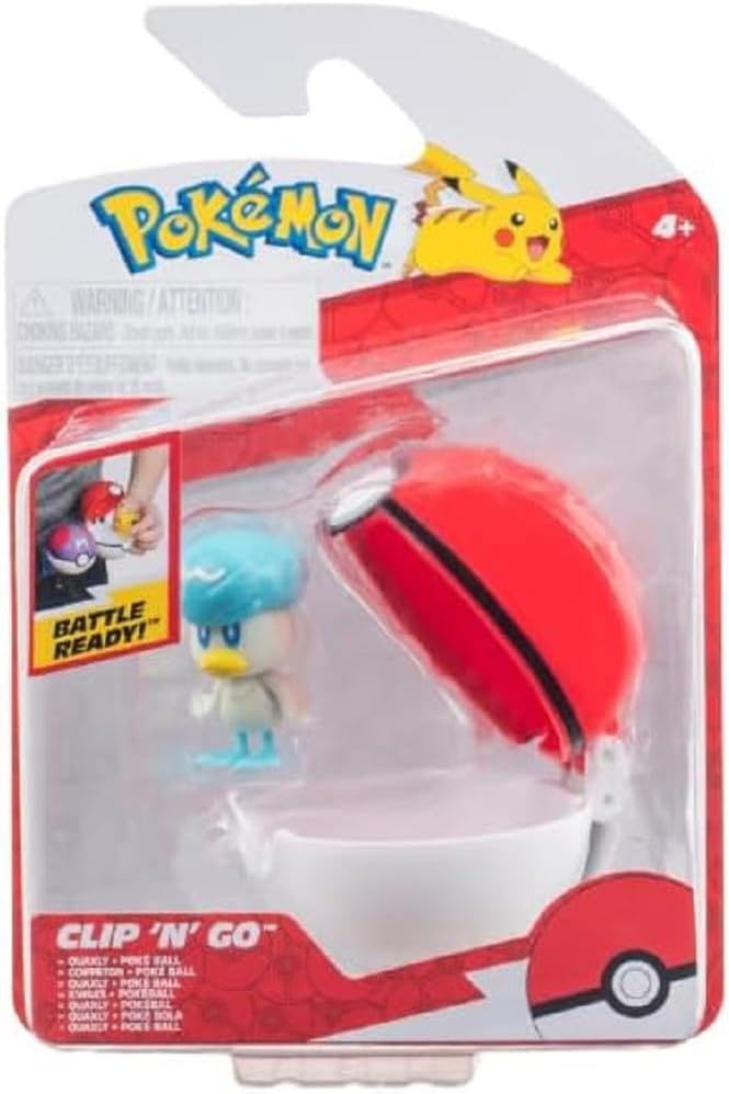 Pokemon Clip 'n' Go - Quaxly + Pokeball