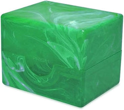 BCW SUPPLIES: SPECTRUM: MARBLE PRISM DECK CASE: JADE GREEN