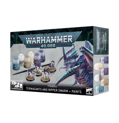 Warhammer 40k: Tyranids - Termagants and Ripper Swarm + Paints (60-13)
