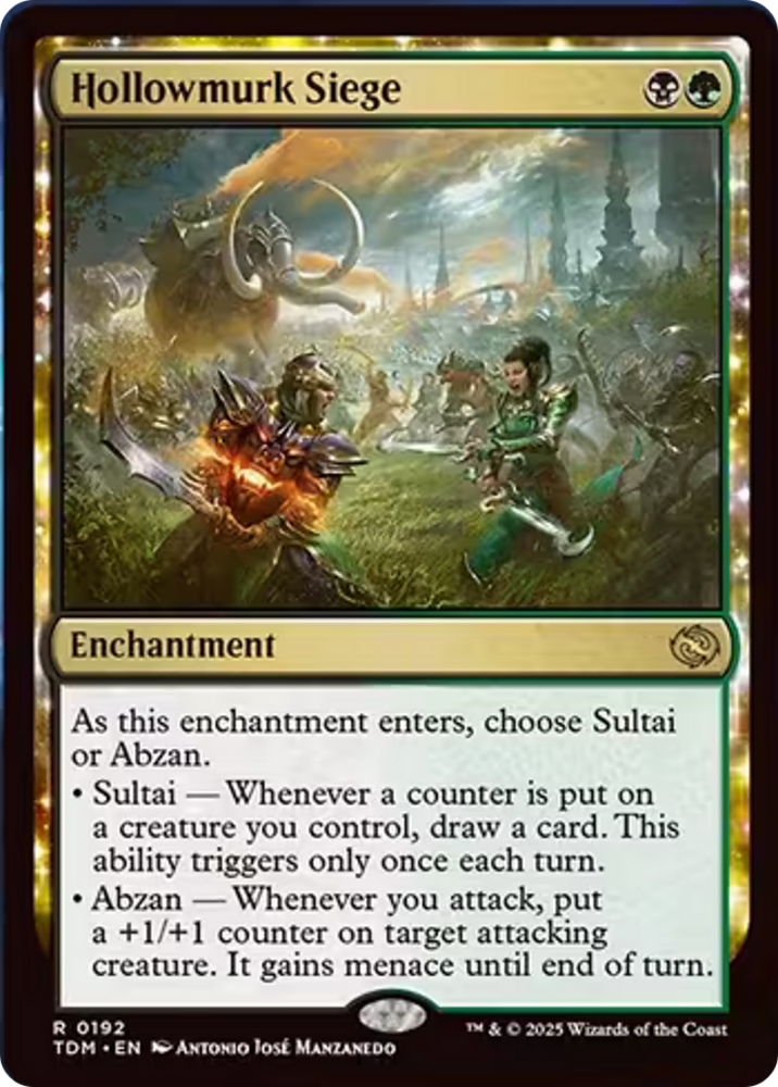 Hollowmurk Siege (Borderless) [Tarkir: Dragonstorm]