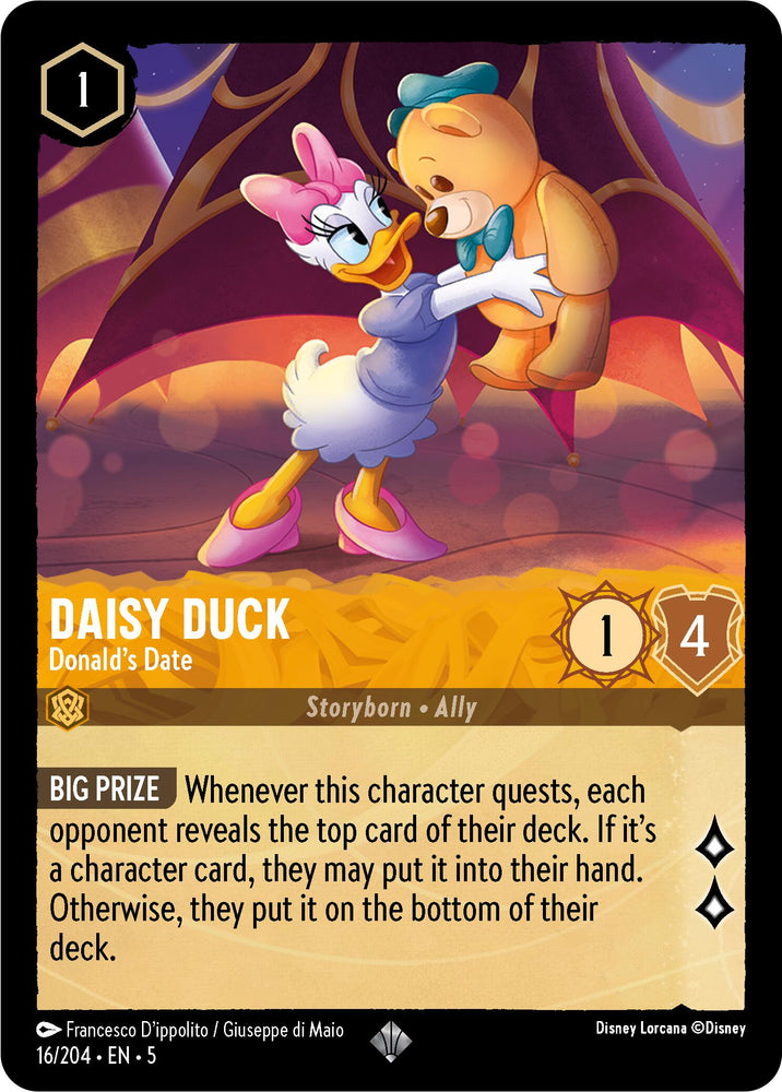 shimmering skies rare cards Daisy Duck