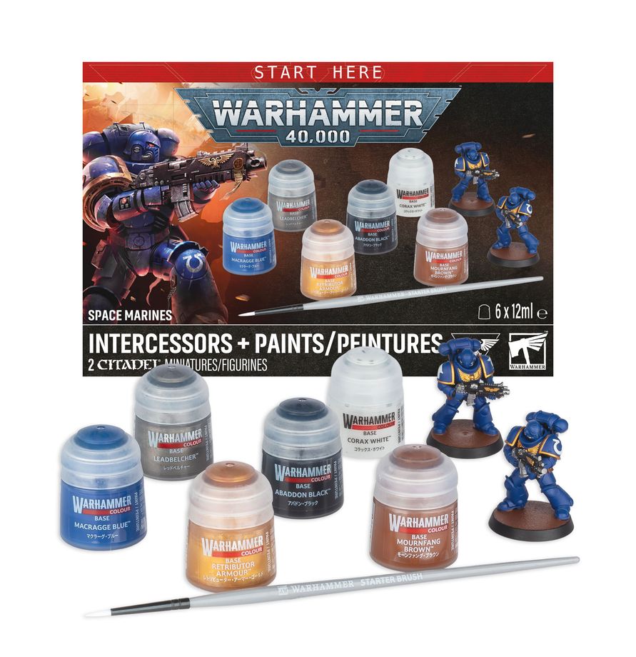 Warhammer 40k: Space Marines - Intercessors + Paints (60-11)