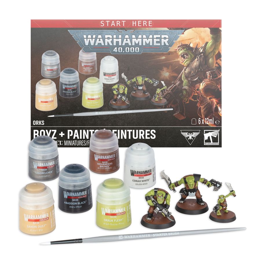 Warhammer 40k: Orks - Boyz + Paints (60-05)