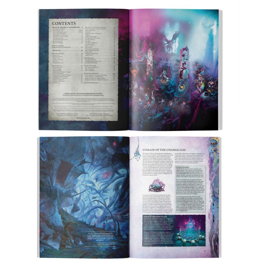 Warhammer Age of Sigmar: Chaos Battletome - Disciples of Tzeentch (4th ed.)