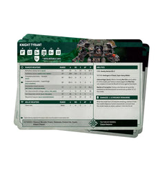 Warhammer 40k: Chaos Knights - Datasheet Cards (2025)