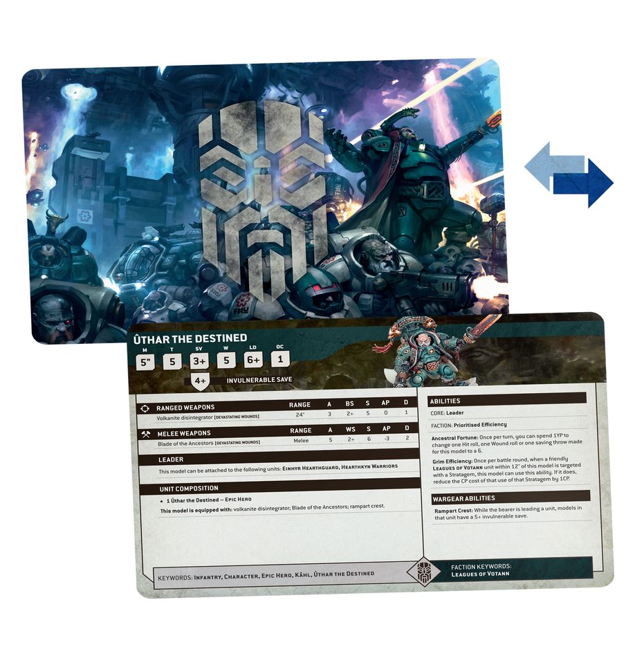 Warhammer 40k: Leagues of Votann - Datasheet Cards (2025)