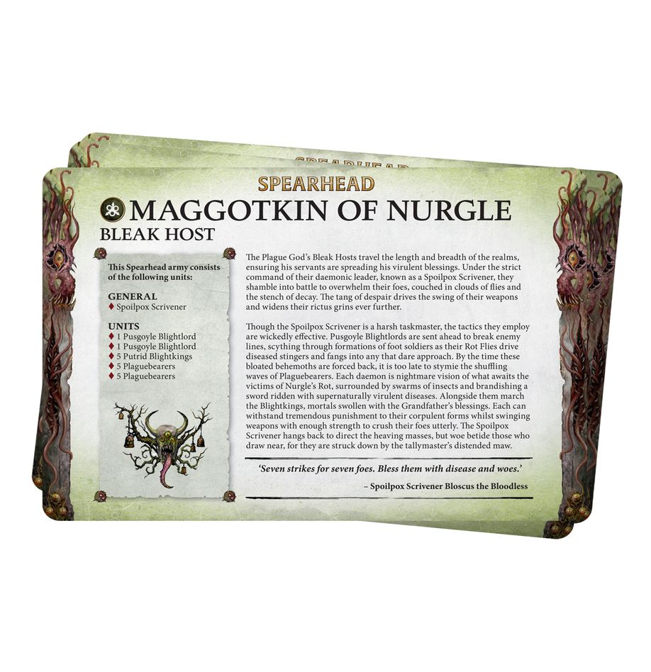 Warhammer Age of Sigmar: Maggotkin of Nurgle - Faction Pack (2024)