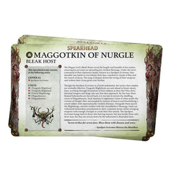 Warhammer Age of Sigmar: Maggotkin of Nurgle - Faction Pack (2024)