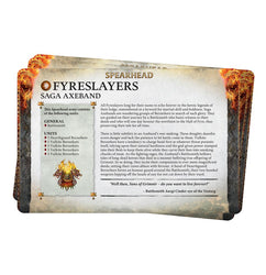 Warhammer Age of Sigmar: Fyreslayers - Faction Pack (2024)