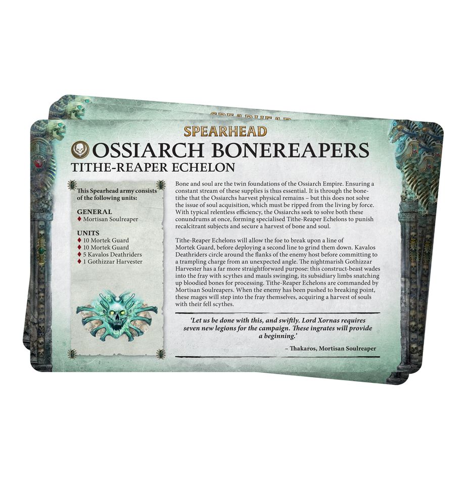 Warhammer Age of Sigmar: Ossiarch Bonereapers - Faction Pack (2024)