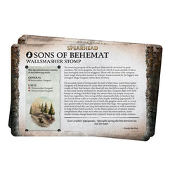 Warhammer Age of Sigmar: Sons of Behemat - Faction Pack (2024)