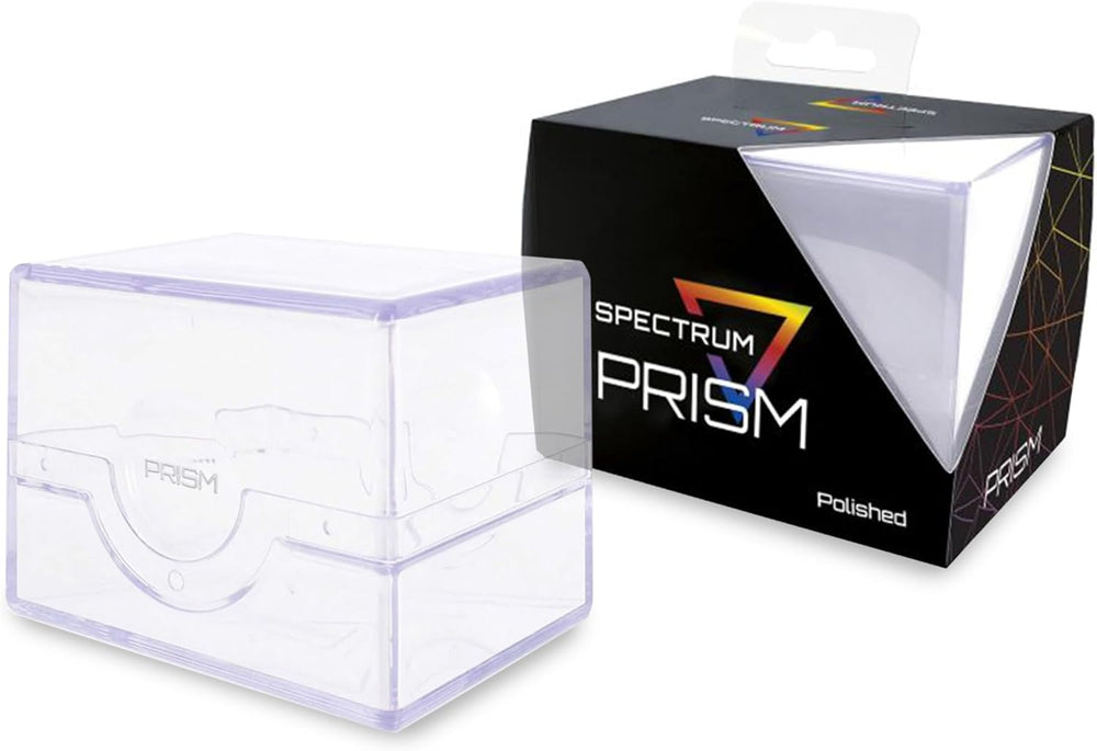 BCW SUPPLIES: SPECTRUM: PRISM DECK CASE: CRYSTAL CLEAR
