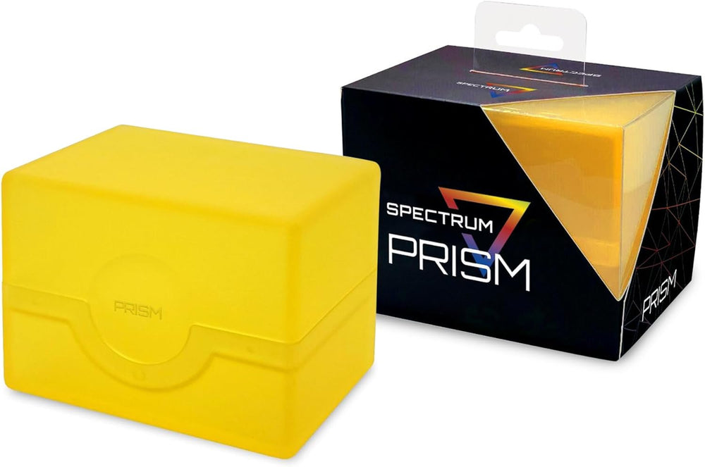 BCW SUPPLIES: SPECTRUM: PRISM DECK CASE: XANTHIC YELLOW