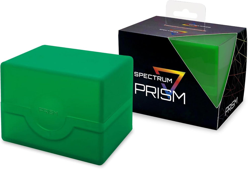 BCW SUPPLIES: SPECTRUM: PRISM DECK CASE: VIRIDIAN GREEN
