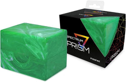 BCW SUPPLIES: SPECTRUM: MARBLE PRISM DECK CASE: JADE GREEN