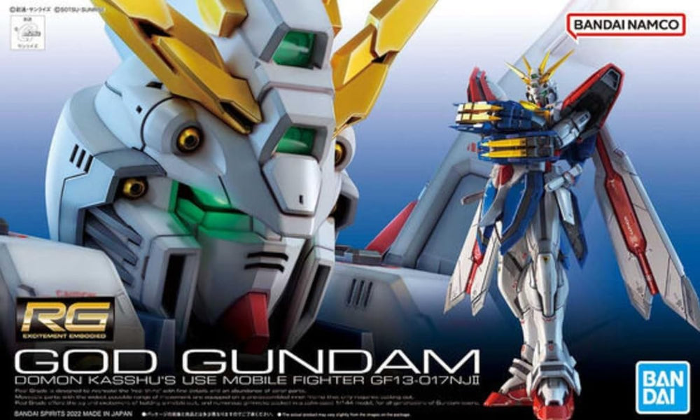 Gundam Model Kit: Real Grade (RG 1/144) - God Gundam