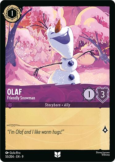 Olaf - Friendly Snowman (55/204) [Fabled]