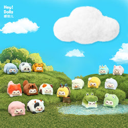 RABBIT KIKI Flocked Baby Animals Series Blind Box