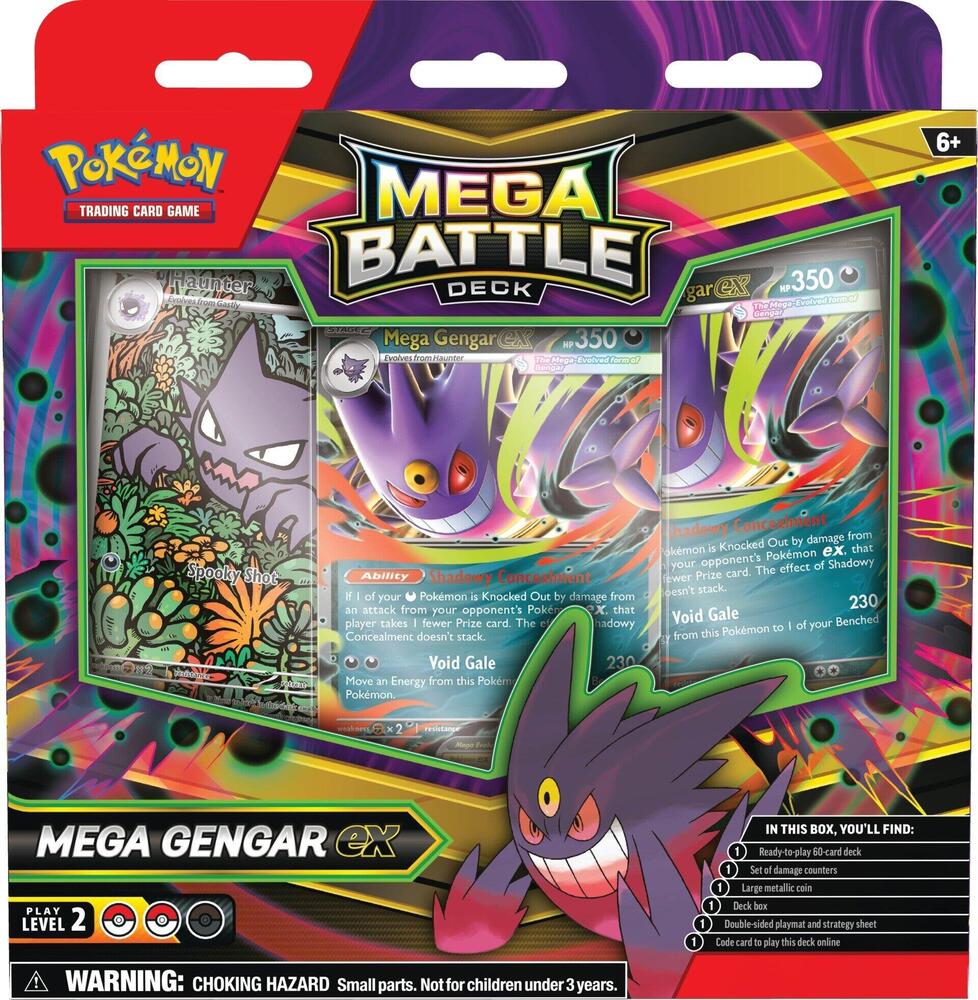 Pokemon TCG: Mega Battle Deck - Mega Gengar ex / Mega Diancie ex