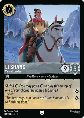 Li Shang - Valiant Leader (183/204) [Winterspell]