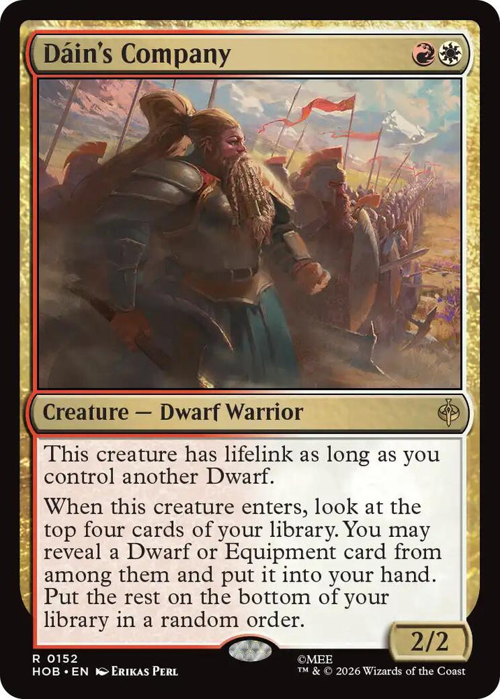 Dain's Company [The Hobbit]
