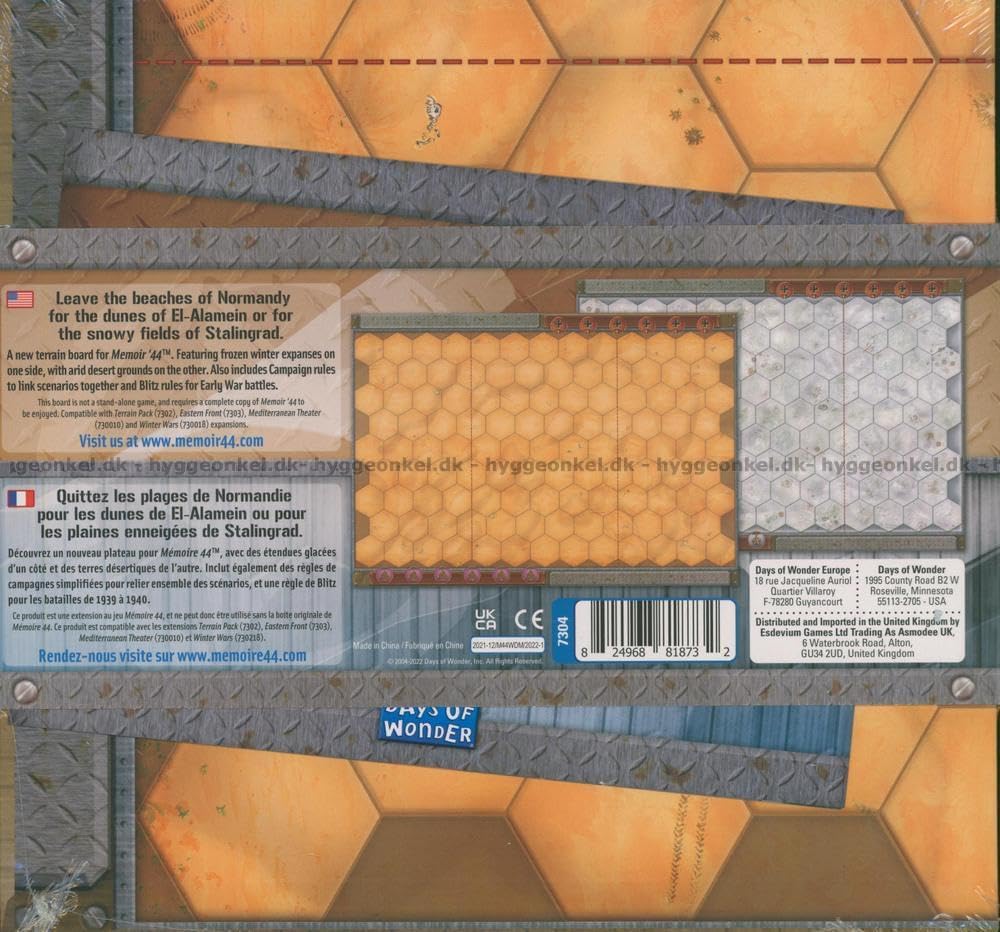 Memoir '44: Winter-Desert Board Map