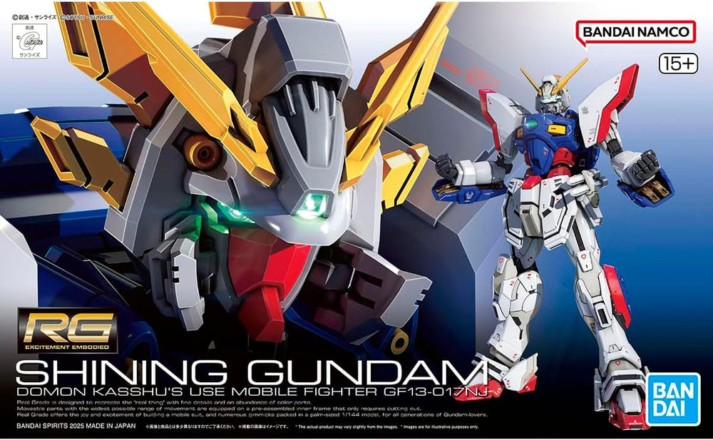 Gundam Model Kit: Real Grade (RG 1/144) - Shining Gundam