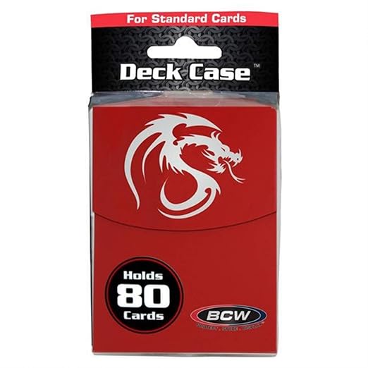 BCW Red Deck Case (80)