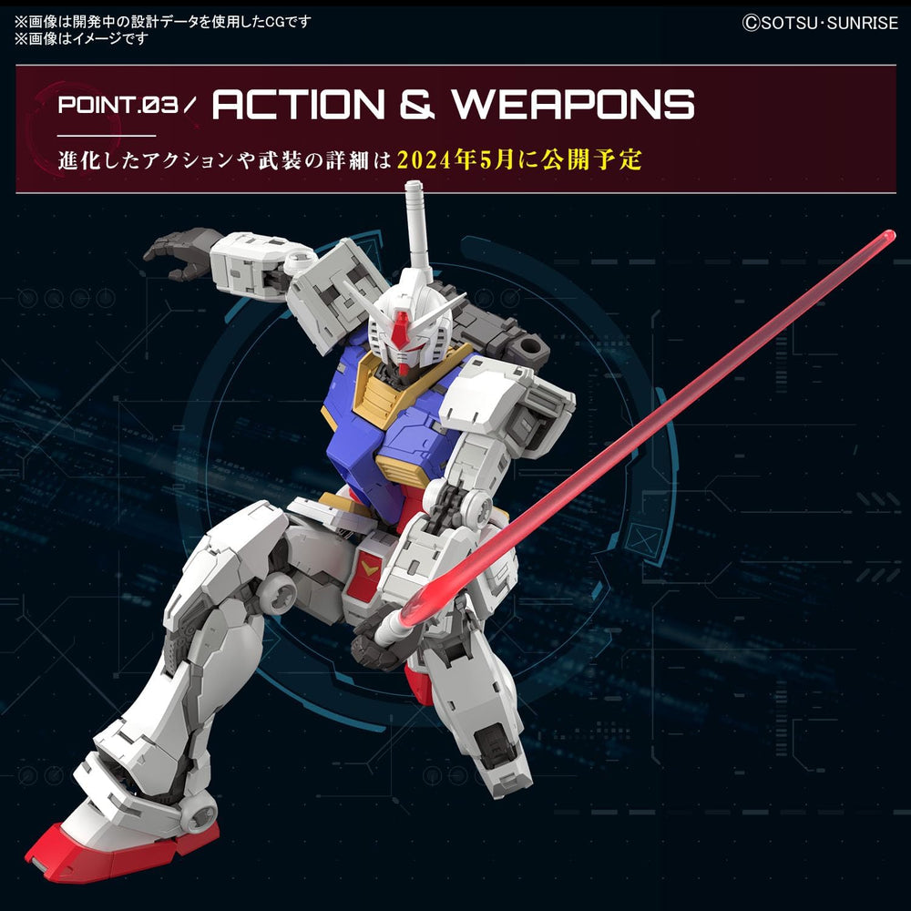 Gundam Model Kit - Real Grade (RG 1/144) - RX-78-2 Gundam Ver. 2.0