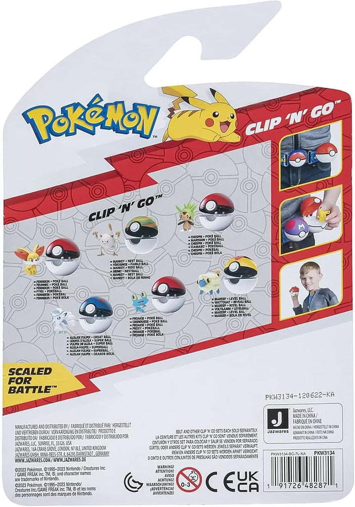 Pokemon Clip 'n' Go - Fennekin + Pokeball