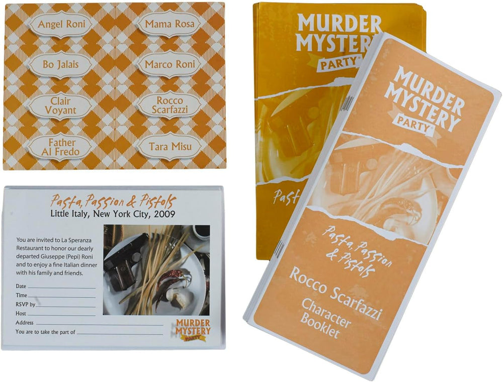 Murder Mystery Party: Pasta, Passion, and Pistols